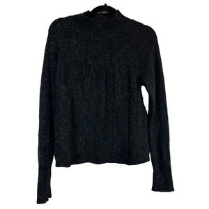 Molly bracken premium sweater $226 szie M Speckled Wool Cashmere Brown Soft A20